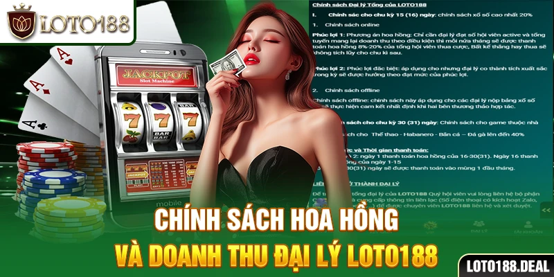 Đại Lý Loto188 Chính sách hoa hồng và doanh thu đại lý Loto188