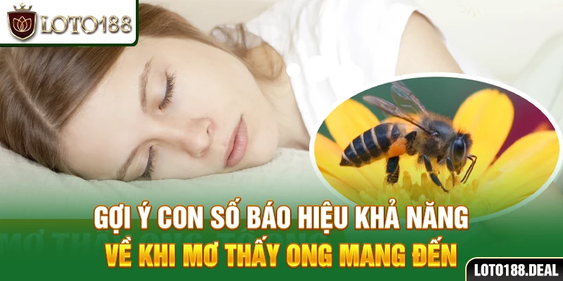 Gợi ý con số báo hiệu khả năng về khi mơ thấy ong mang đến