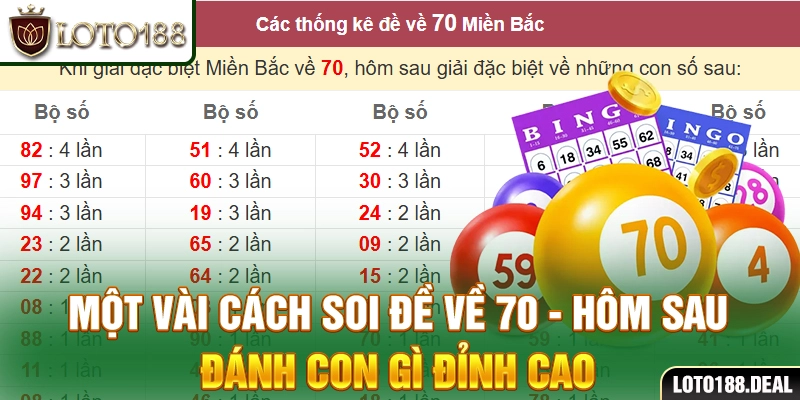 Một vài cách soi đề về 70 hôm sau đánh con gì đỉnh cao