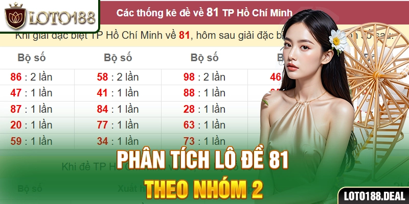 Phân tích lô đề 81 theo nhóm 2